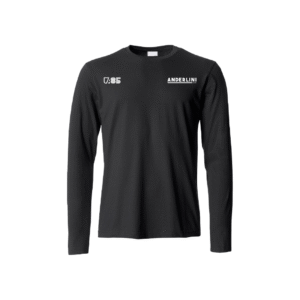 LONG SLEEVE CIRCLE TEE BLACK