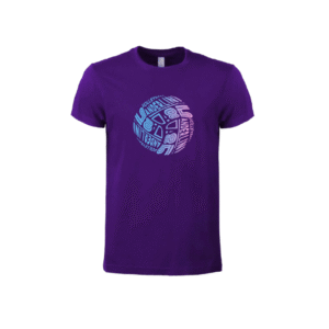 LETTER BALL TEE KIDS PURPLE